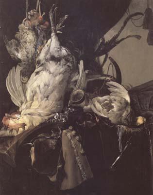 Aelst, Willem van Still Life of Dead Birds and Hunting Weapons (mk14)